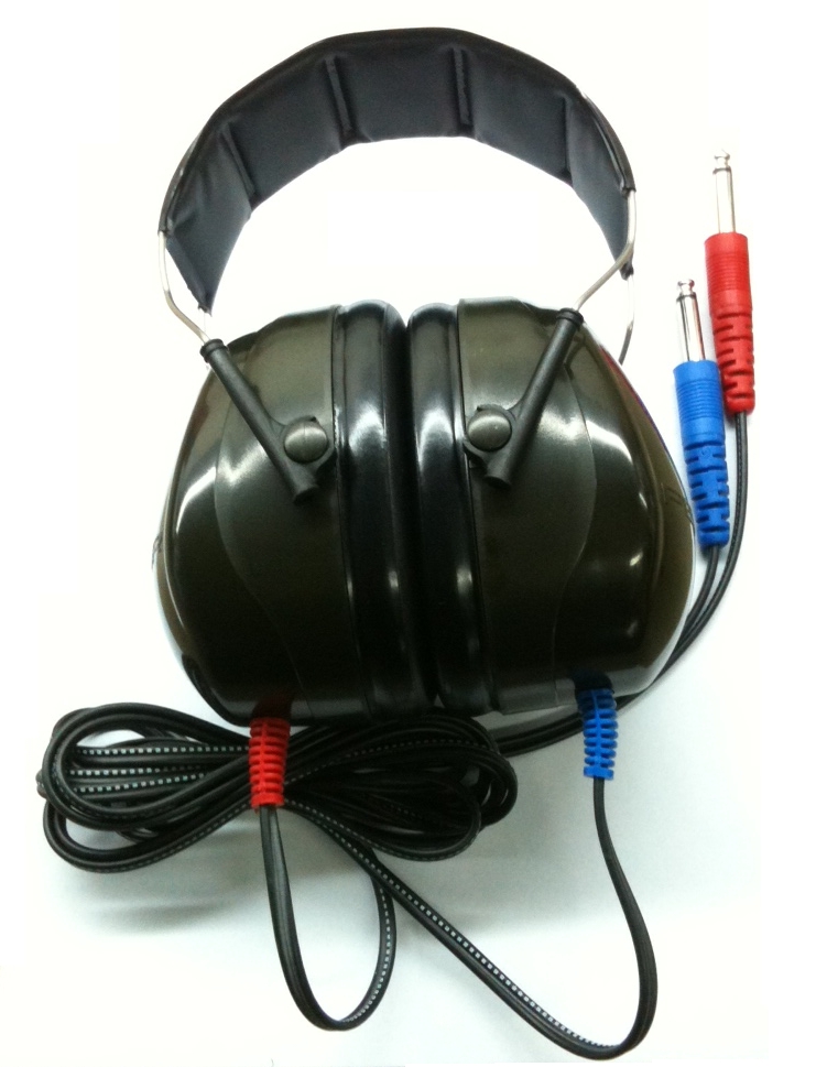 Vía aérea completa (Auriculares compuestos de 2 TDH-39, protector auditivo de alta atenuación, cable y conectores)
