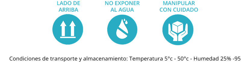 Condiciones de transporte y almacenamiento