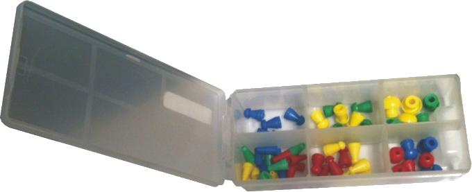 Caja con juego de ojivas